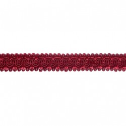 Scroll Gimp Braid - Vivid Burgandy