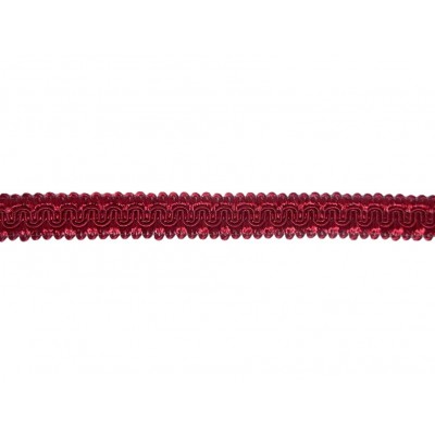 Scroll Gimp Braid - Vivid Burgandy