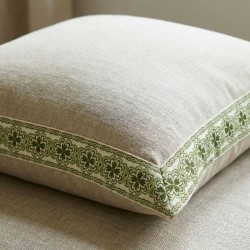 Clover Braid 5cm - Lime & Brunswick Green