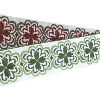 Clover Braid Embellishment Trim - 50mm