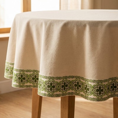 Clover Braid 8cm - Lime & Brunswick Green