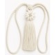 Curtain Tieback with Edelweiss Embellishment