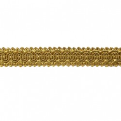 Scroll Gimp Braid - Old Gold