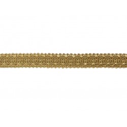 Scroll Gimp Braid - Pale Gold