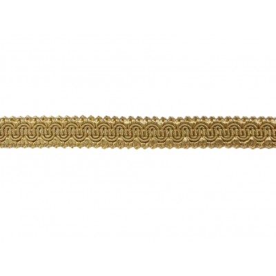 Scroll Gimp Braid - Pale Gold