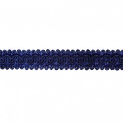 Scroll Gimp Braid - French Navy Blue