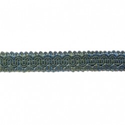 Scroll Gimp Braid - Teal Blue