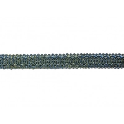 Scroll Gimp Braid - Teal Blue