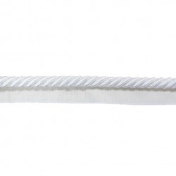 Flanged Cord - White