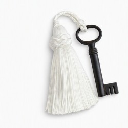 Decorative Tassel - White