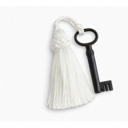Decorative Tassel - White
