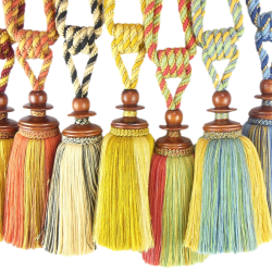 Single Tassel Tieback - 6 colours