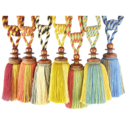 Single Tassel Tieback - 6 colours