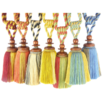 Single Tassel Tieback - 6 colours