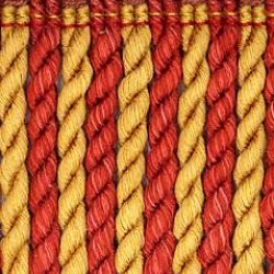 Bullion Fringe - Terracotta & Gold