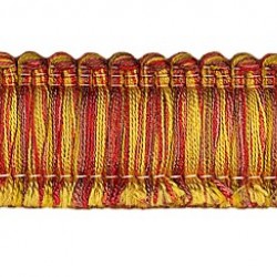 Brush Fringe - Terracotta & Gold