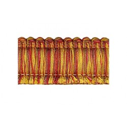 Brush Fringe - Terracotta & Gold