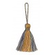 Small Key Tassel - Green, Blue & Gold