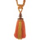 Curtain Tieback - Terracotta & Gold