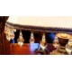 Bohemian Beaded Fringe Cream & Brown