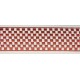 Decorative Upholstery Border Trim - Geometric Pattern - Paprika