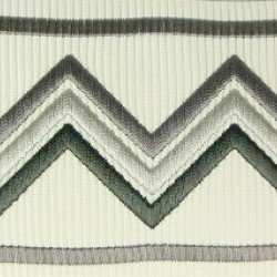 Decorative Border - Zig Zag Pattern Grey