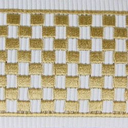 Decorative Border - Geometric Pattern Gold