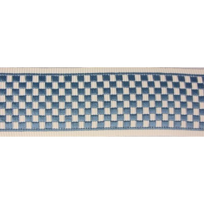 Decorative Border - Geometric Pattern Slate Blue
