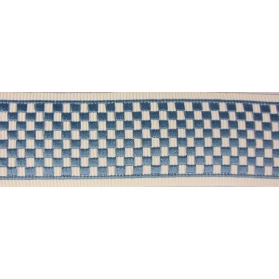 Decorative Border - Geometric Pattern Slate Blue