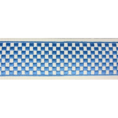 Decorative Border - Geometric Pattern Blue
