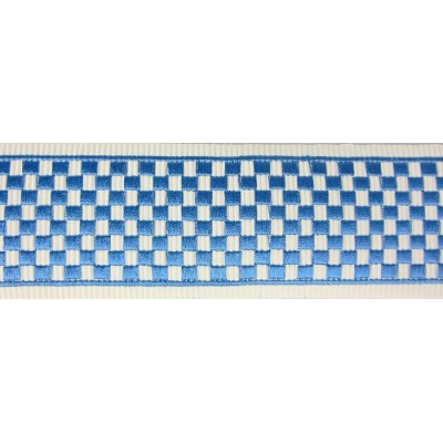 Decorative Border - Geometric Pattern Blue