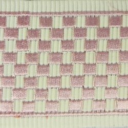 Decorative Border - Geometric Pattern Pink