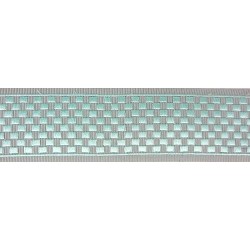 Decorative Border - Geometric Pattern Grey/Teal