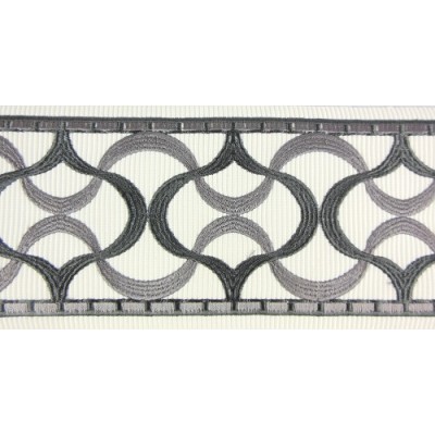 Decorative Border - Lantern Pattern Greys