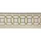 Decorative Border - Octagon Pattern Gold.