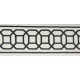 Decorative Border - Octagon Pattern Black