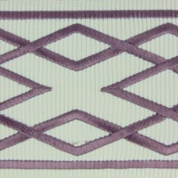 Decorative Border - Diamond Pattern Lilac