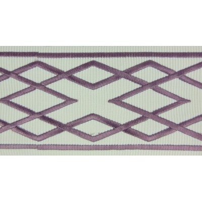 Decorative Border - Diamond Pattern Lilac