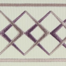 Decorative Border - Diamond Pattern Lilac