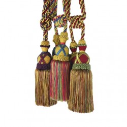 Double Tassel Tieback - 5 Colours