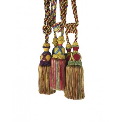 Double Tassel Tieback - 5 Colours