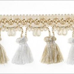 Tassel Fringe - White Dove