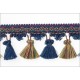 Soft Furnishing Tassel Fringe - Carnival
