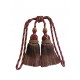Curtain & Drapery Tassel Tieback - Burgundy, Green, Blue & Gold Mix