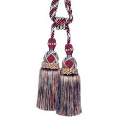 Double Tassel Tieback - Terracotta