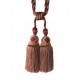 Curtain & Drapery Tassel Tieback - Terracotta, Green & Gold Mix