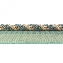 Cavalier Flanged Cord 1009 Teal Oyster
