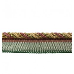 5mm Lip Cord Trim - Aubergine Avocado