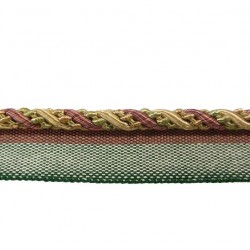 5mm Lip Cord Trim - Aubergine Avocado