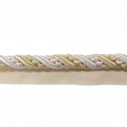 Flanged Cord - White Dove